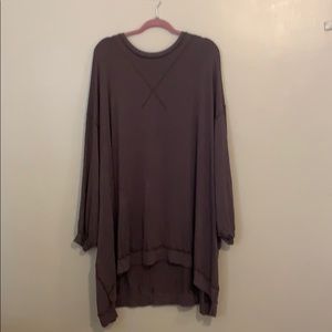 Brown loose fit T-shirt